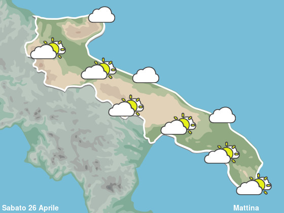Previsioni Meteo Puglia Mattina