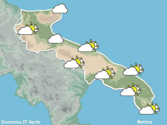 Previsioni Meteo Puglia Mattina