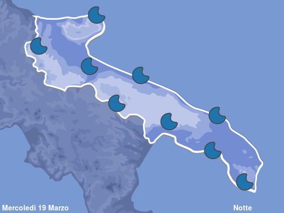 Previsioni Meteo Puglia Notte