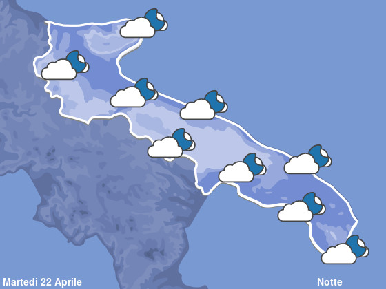 Previsioni Meteo Puglia Notte