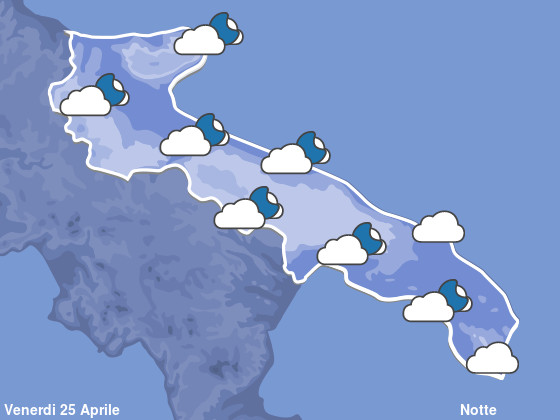 Previsioni Meteo Puglia Notte