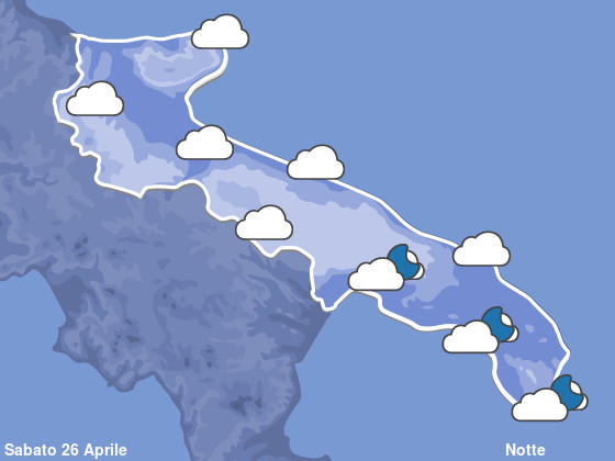 Previsioni Meteo Puglia Notte
