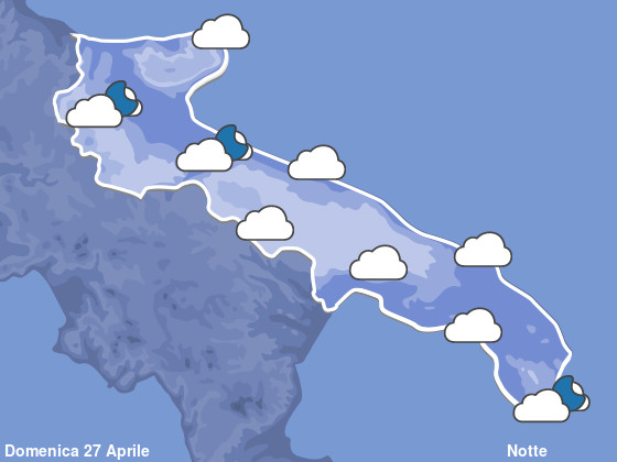Previsioni Meteo Puglia Notte