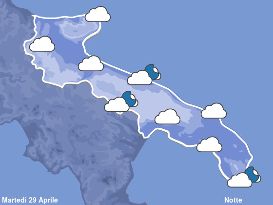 Previsioni Meteo Puglia Notte