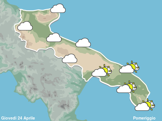 Previsioni Meteo Puglia Pomeriggio