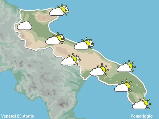 Previsioni Meteo Puglia Pomeriggio
