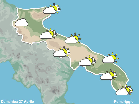Previsioni Meteo Puglia Pomeriggio