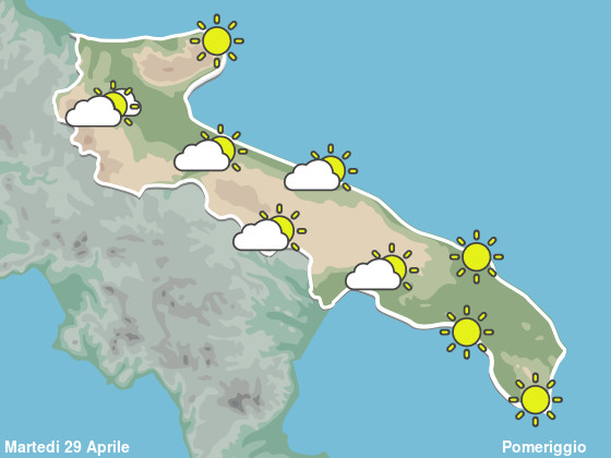 Previsioni Meteo Puglia Pomeriggio