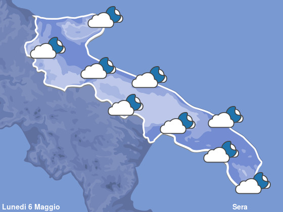 Previsioni Meteo Puglia Sera