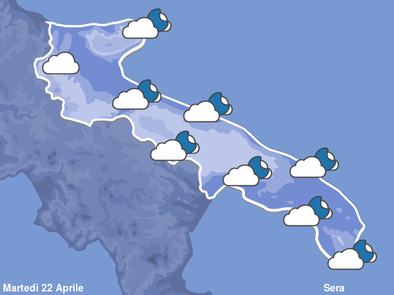 Previsioni Meteo Puglia Sera