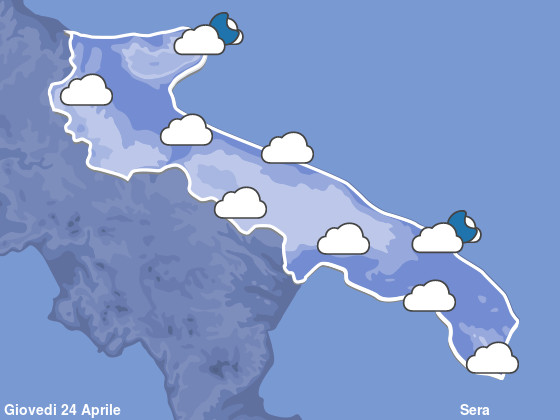Previsioni Meteo Puglia Sera