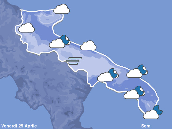 Previsioni Meteo Puglia Sera