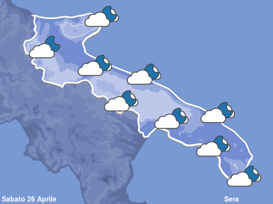 Previsioni Meteo Puglia Sera