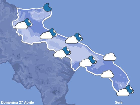 Previsioni Meteo Puglia Sera