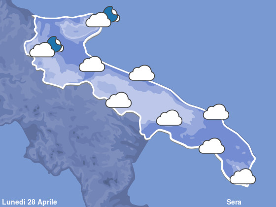 Previsioni Meteo Puglia Sera