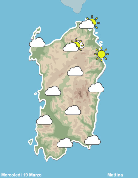Previsioni Meteo Sardegna Mattina
