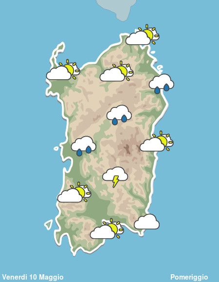 Previsioni Meteo Sardegna Pomeriggio