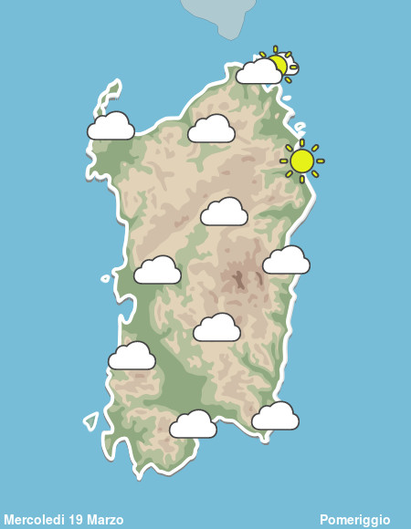 Previsioni Meteo Sardegna Pomeriggio