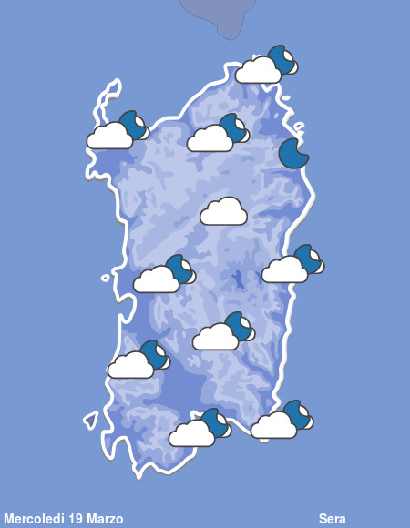 Previsioni Meteo Sardegna Sera