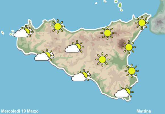Previsioni Meteo Sicilia Mattina
