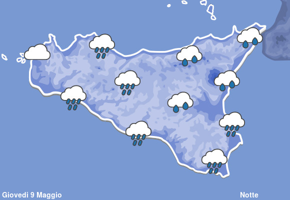 Previsioni Meteo Sicilia Notte