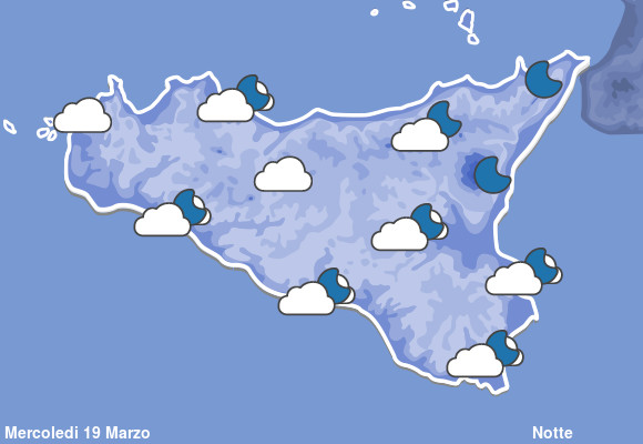 Previsioni Meteo Sicilia Notte