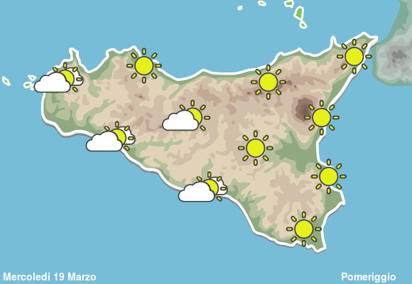 Previsioni Meteo Sicilia Pomeriggio