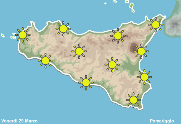 Previsioni Meteo Sicilia Pomeriggio