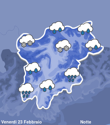 Previsioni Meteo Trentino Alto Adige Notte