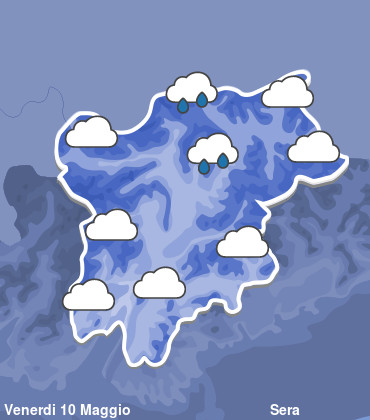 Previsioni Meteo Trentino Alto Adige Sera
