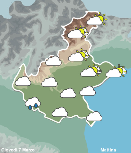 Previsioni Meteo Veneto Mattina