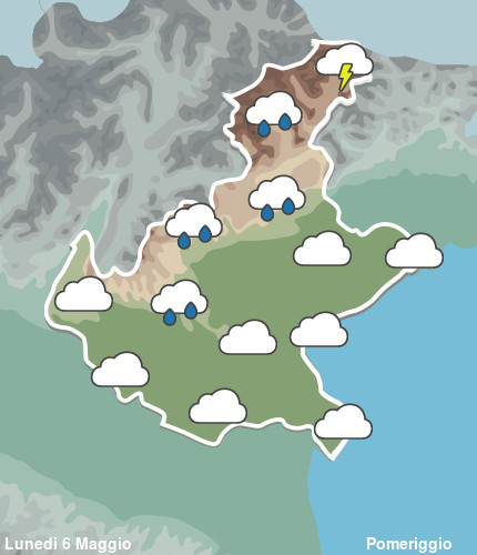 Previsioni Meteo Veneto Pomeriggio